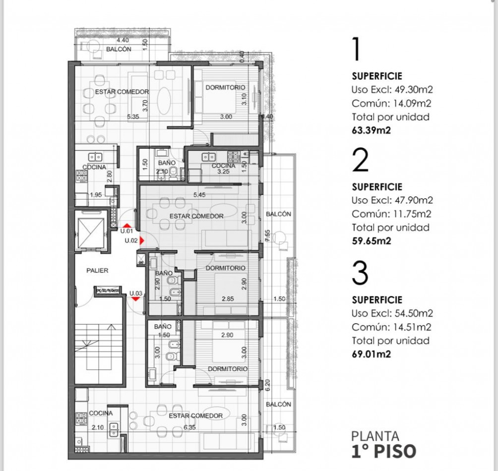 Venta Departamento 1 Dormitorio Pasaje Gould y Cordoba frente a la plaza