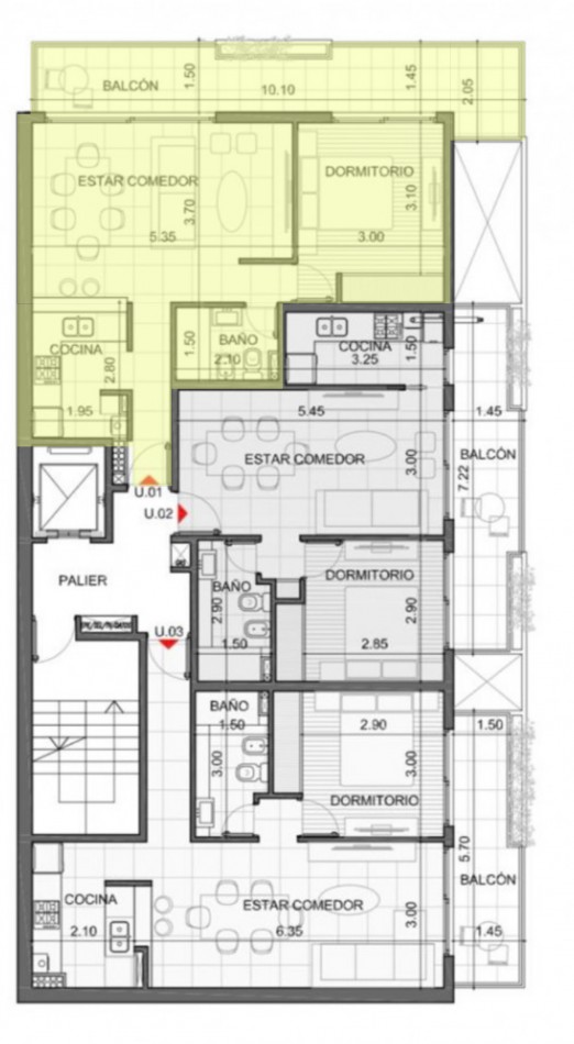 Alquiler 1 dormitorio a estrenar echesortu