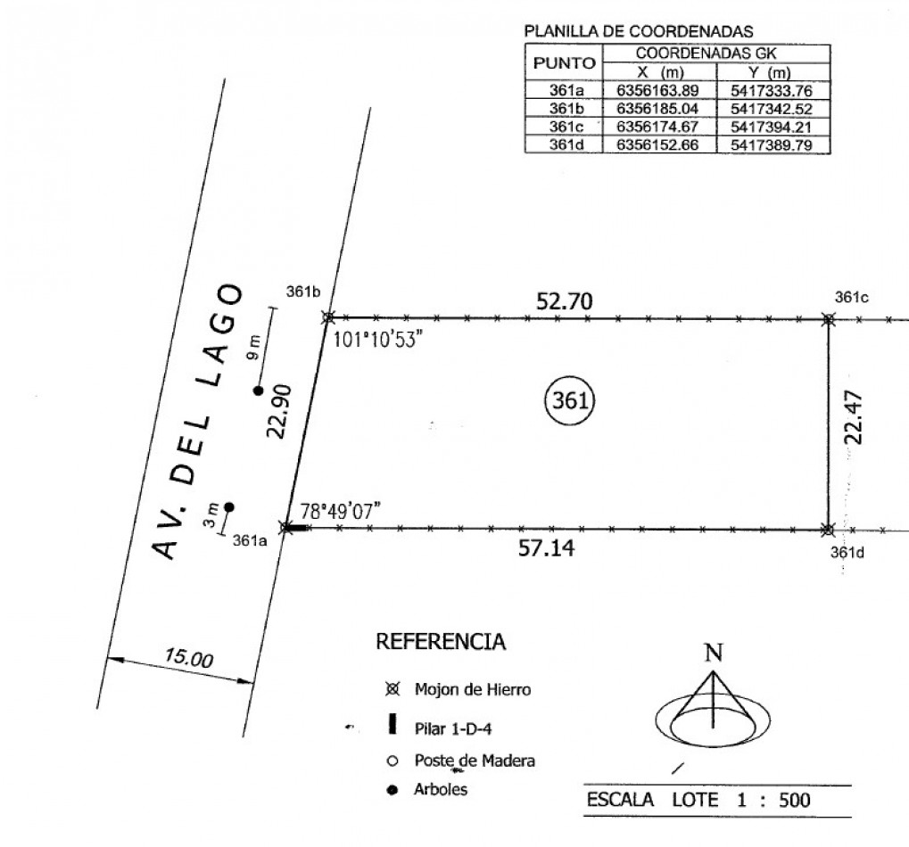 VENTA LOTE 361 COUNTRY PUERTO ROLDAN DE 1234m2