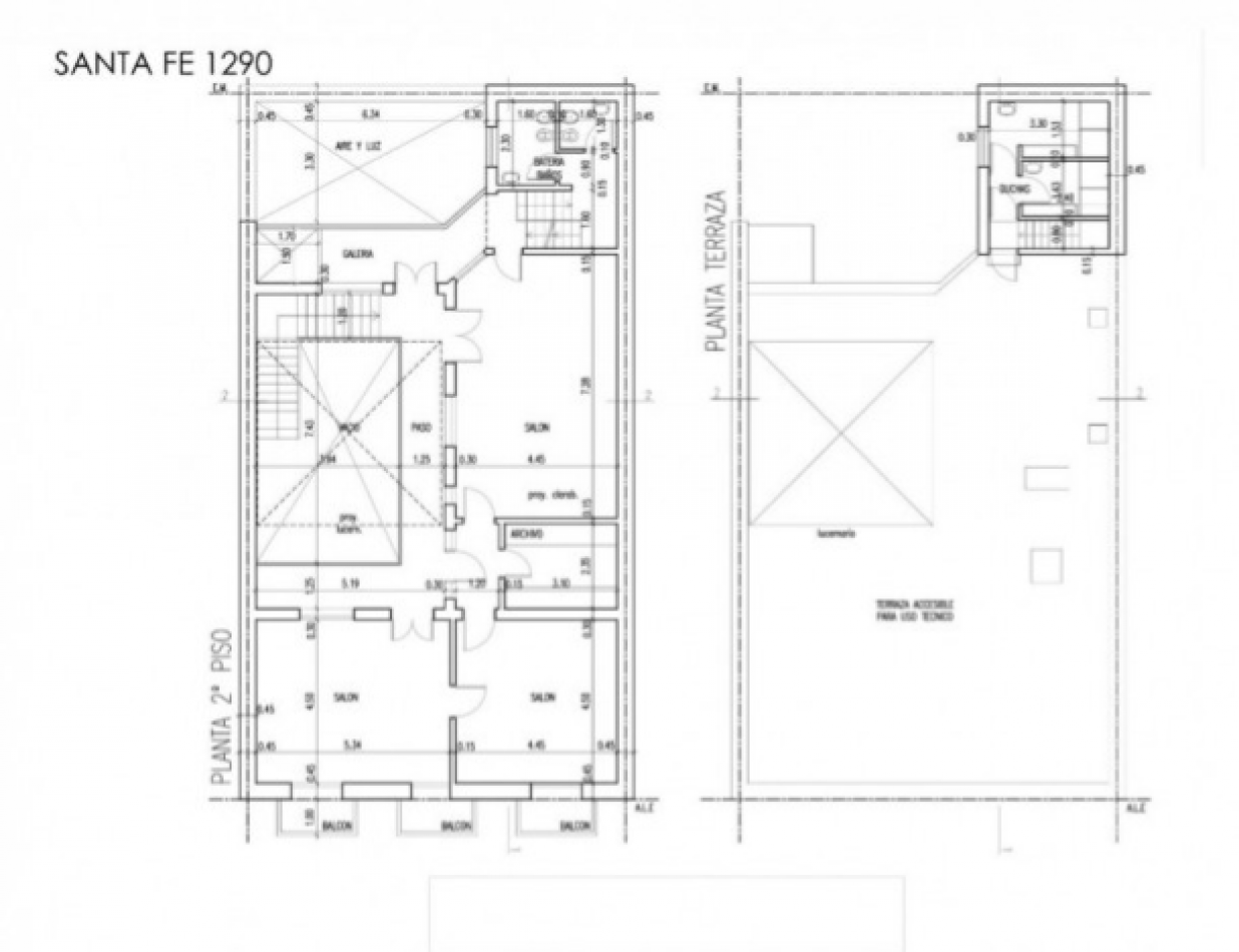 VENTA LOCALES Y OFICINAS SANTA FE Y ENTRE RIOS CON 552 M2 a reciclar