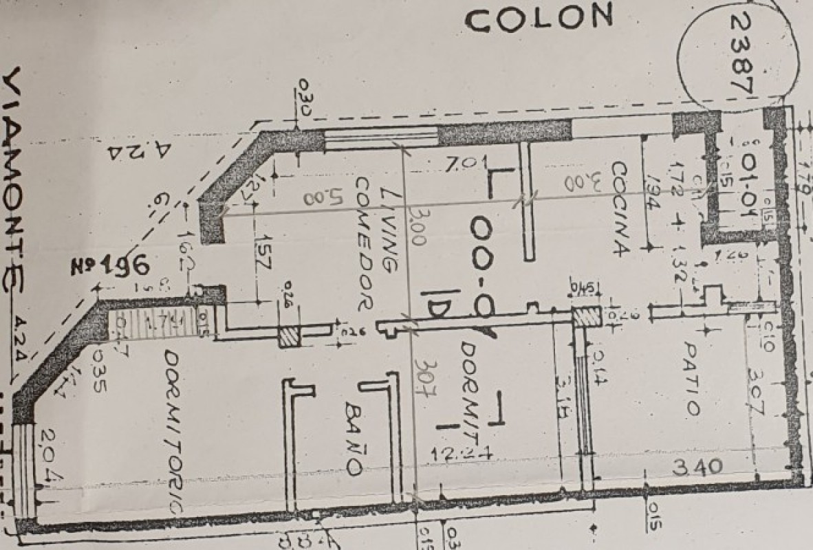 RETASADA. Casa planta baja 2 dorm. Colon y Viamonte